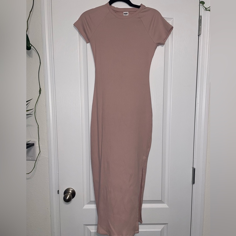 PINK Victoria's Secret Blush Midi Bodycon Dress